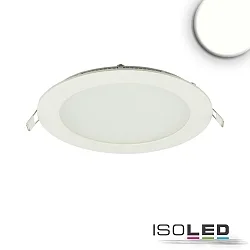 Luz downlight plano, redondo, resplandor reducido IP42