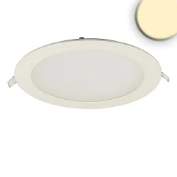 Luz downlight plano, redondo, resplandor reducido IP42