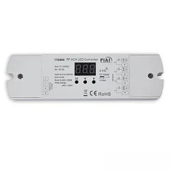 Atenuador de LED con modulación por ancho de pulsos (PWM) FUNK MESH 4 canales, blanco