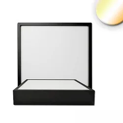 Luminaria de techo PRO 170MM angular, CCT Switch IP20, negro regulable