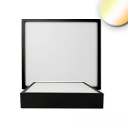 ceiling luminaire PRO 225MM square, CCT Switch IP20, black dimmable