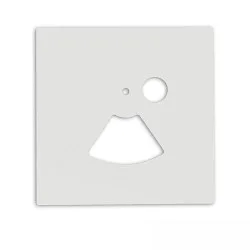 cover SYS-WALL68 square, white