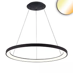 Luminaria colgante ORBIT 780 CCT Switch IP20, negro regulable