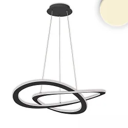 Luminaria colgante DESIGN 600 IP20, negro regulable