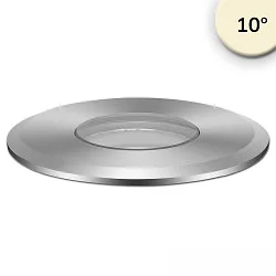 floor recessed luminaire ROUND Ø 55MM 10° rigid, passable, excl. LED driver IP67