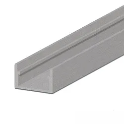 Perfil GROUND-IN12 accesible, aluminio eloxado