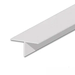 Perfil en T T 12, blanco