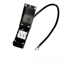 Caja de conexiones 0.5-2.5MM², MAX. 450V/16A 3 polos, con cable a través de