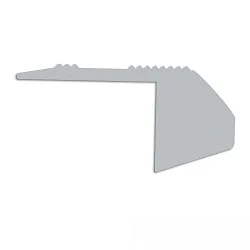 end cap EC222 (STAIRS12) built-in version, left, set of 1, grey