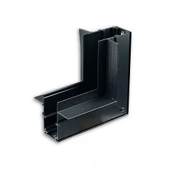 corner connector CORNER 90° VERTICAL - TRACK48 DRYWALL isolated, mechanical, vertacal, black