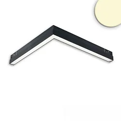 track spot CORNER 90° HORIZONTAL - TRACK48 rigid, switchable, magnetic mounting IP20, black 