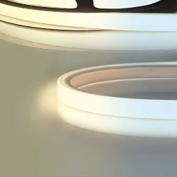 fully siliconised LED strip NEONPRO 930 CUSTOM B13H10 - FOR TILE-PROFILE with plug, 2-pole white