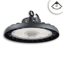 hall spot FL2 POWERSWITCH DIM / 120-150-200W / 60° impact resistant, multipower IP65, black dimmable