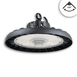 hall spot FL2 200W DALI DIM 120° DALI controllable IP65, black dimmable