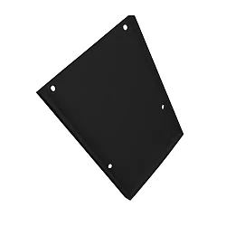 Tapa final EC113 (LAMP30 V1+V2 / U-COVER63) juego de 2, negro