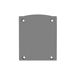 end cap EC116 (LAMP30 V1+V2) set of 2, silver