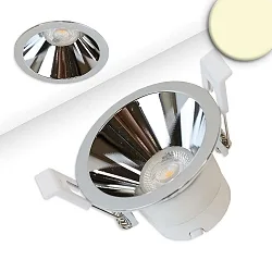 recessed spotlight BACK60 / LED MODULE UGR<12 round, rigid, dimmable, set back IP20, aluminum matt dimmable