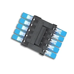 Clavija de conexión 0.5-2.5MM², MAX. 250V/10A 5 polos, negro