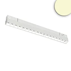 Proyector de raíl GRID LINE+ 32CM - TRACK48 (DALI) rígido, controlable por DALI, UGR < 19, con rejilla IP20, blanco regulable