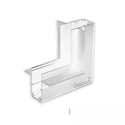 corner connector CORNER 90° VERTICAL - TRACK48 DRYWALL isolated, mechanical, vertacal, black