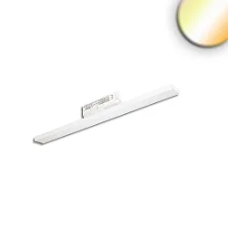 Luminaria trifásica LINEAR 60CM rígido, CCT Switch, prismático IP20, blanco regulable
