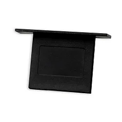 Tapa final trifásico CLASSIC 1 pieza, negro