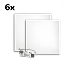 LED panel BACKLIGHT LINE 625 set of 6, 36W 4350lm 4000K 120° 120° CRI >80
