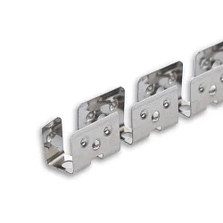 Perfil de montaje NEON B04H08 flexible, plata