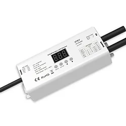 Atenuador de LED con modulación por ancho de pulsos (PWM) DALI DT6/DT8 UNIVERSAL MULTI PWM 4 canales, negro, blanco