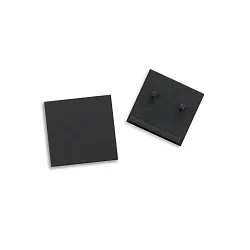 end cap TRACK48 FLAT H25 2 pcs., with cover, black