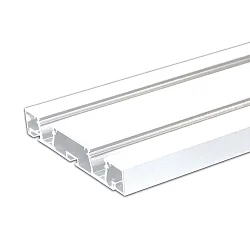 Perfil para cortinas CURTAIN 10 DOUBLE simple, blanco