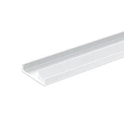 Perfil para bordes de estanterías FURNIT 10 SHELF, blanco
