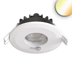 recessed spotlight VARIO-68 with sensor IP65, white 