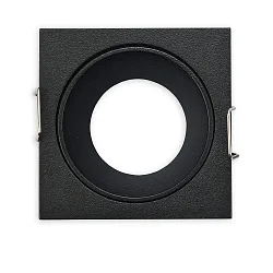 mounting frame MR11/GU10 MINI SPOT square, black