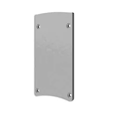 end cap EC 124 HALON with cover, silver