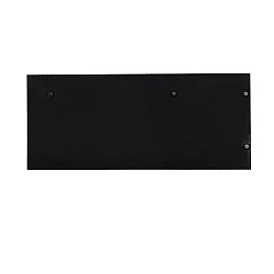 Tapa final EC 129 CURTAIN 10 DOUBLE VISOR 2 piezas, izquierda-derecha, negro