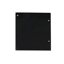 Tapa final EC 133 CURTAIN 10 ONE FLAT VISOR 2 piezas, izquierda-derecha, negro