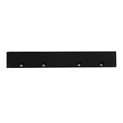 Tapa final EC 128 CURTAIN 10 DOUBLE 2 piezas, negro