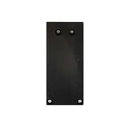 Tapa final EC130 CURTAIN 10 ONE HIGH 2 piezas, negro