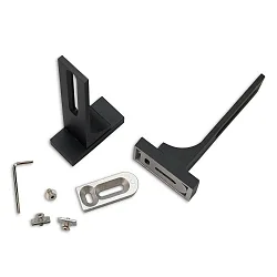 Soporte de pared 2 piezas, lang, negro