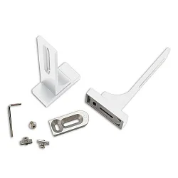 Soporte de pared 2 piezas, lang, blanco