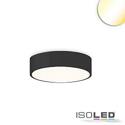 Luminaria de techo DN400 DALI controlable por DALI, CCT Switch IP44, negro regulable