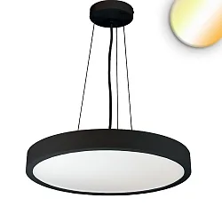 Luminaria colgante DN1000 Arriba-Abajo IP44, negro regulable