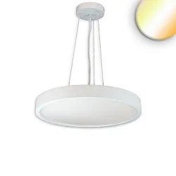 Luminaria colgante DN600 Arriba-Abajo IP44, blanco regulable