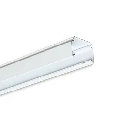 Soporte ferroviario para el sistema babd ligero FASTFIX R + R PRO, blanco