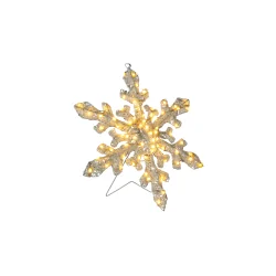 Luminaria de exterior SCHNEEFLOCKE IP44, blanco regulable