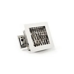 Luminaria empotrable para techos versión incorporada E27 IP23, blanco