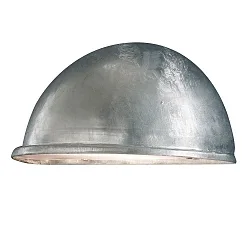 Wall luminaire TORINO, width 28cm, E14 max. 40W, fire-galvanised steel / acrylic glass