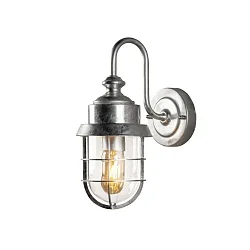 Luminaria de pared para exteriores CERIGNOLA  E27 IP44, cincado regulable