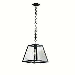 Luminaria colgante LEXINGTON de 1 llama IP20, negro